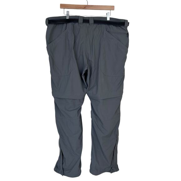 LL Bean Gray Cresta Convertible Hiking Pants Sz XXL - Picture 9 of 9
